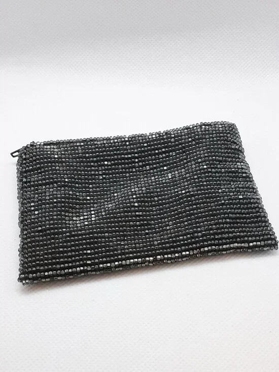 NEW zippered handmade glass beaded coin purse - Picture 9 of 9